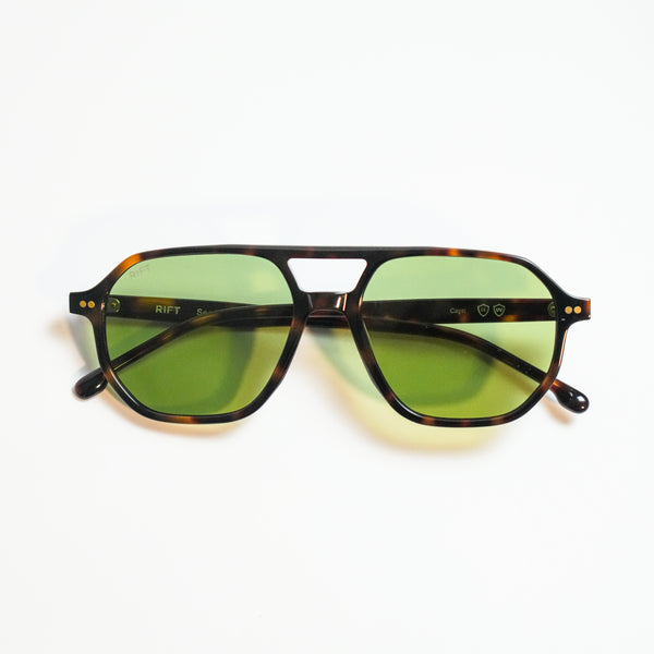 CAPRI | TORTOISE DARK GREEN